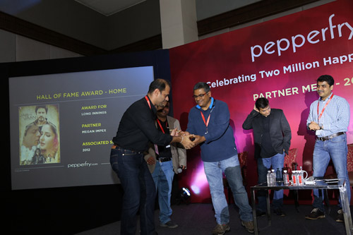 Pepperfry felicitates Megan Impex with HALL of FAME Award !!!